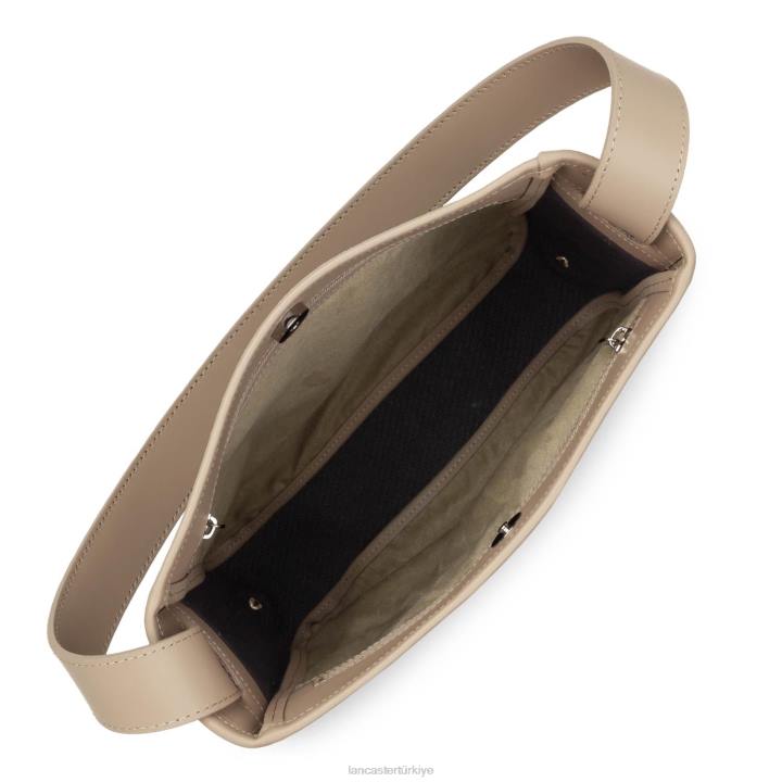 kadınlar m kova çanta gerçek midi noir-çıplak Lancaster Paris çanta H0LP3274