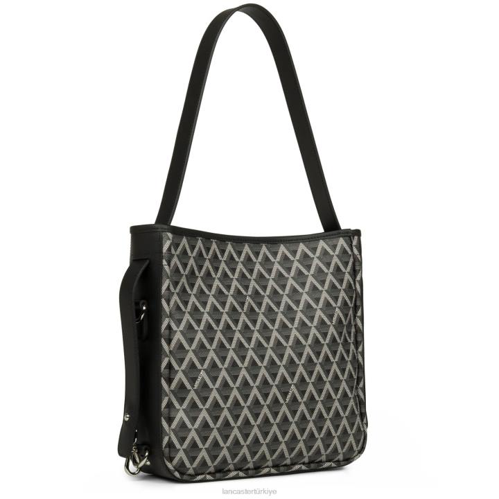 kadınlar m kova çanta ikonu kara Lancaster Paris çanta H0LP3305
