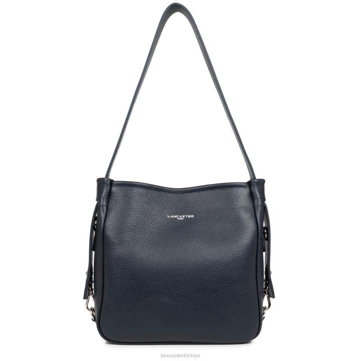 kadınlar m kova çantası faulonne çift kişilik bleu fonce-in-argent Lancaster Paris çanta H0LP3297