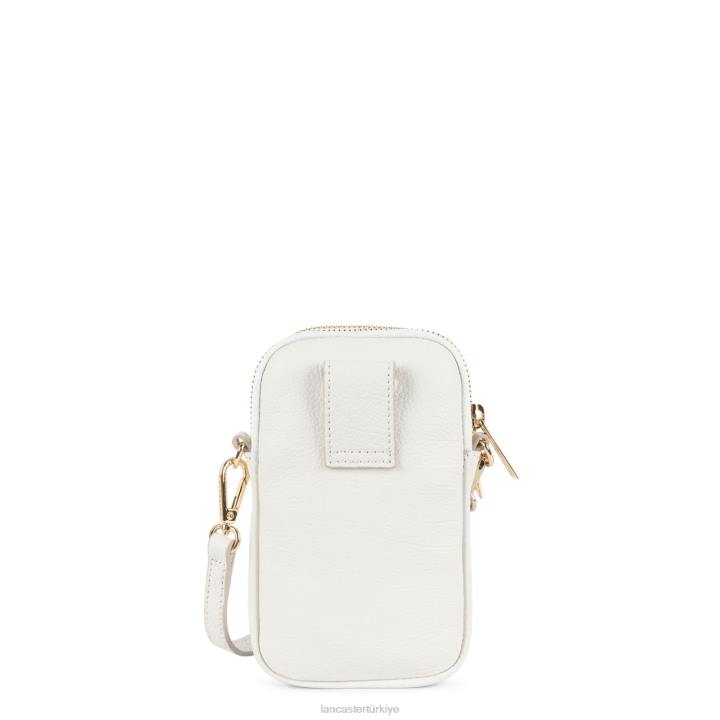 kadınlar akıllı telefon tutucu kumul beyaz kasa Lancaster Paris çanta H0LP144