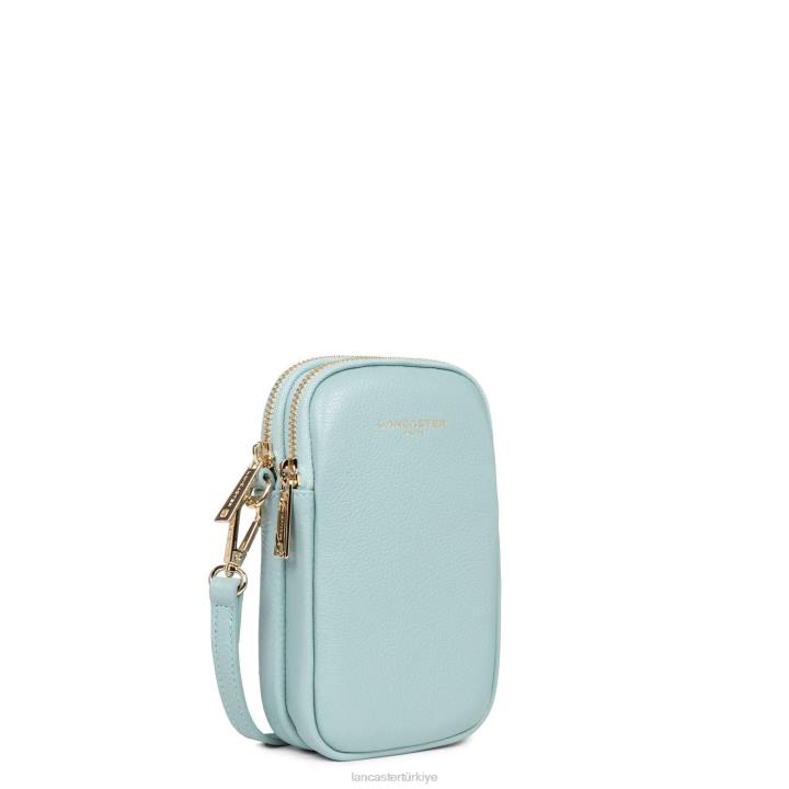 kadınlar akıllı telefon tutucu kumul mavi ciel Lancaster Paris çanta H0LP151