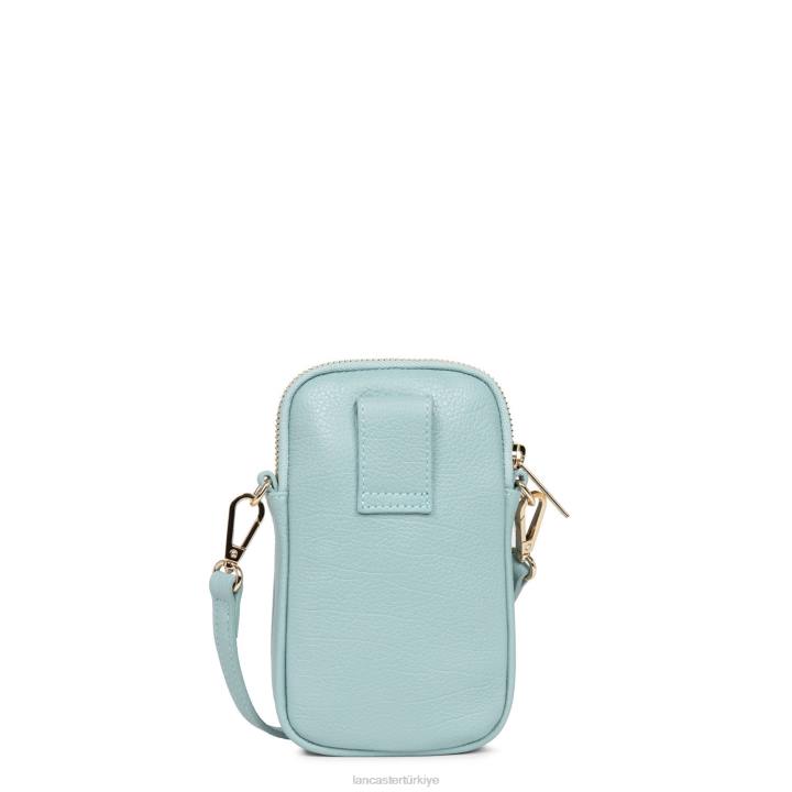 kadınlar akıllı telefon tutucu kumul mavi ciel Lancaster Paris çanta H0LP151