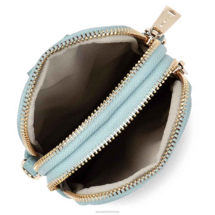 kadınlar akıllı telefon tutucu kumul mavi ciel Lancaster Paris çanta H0LP151