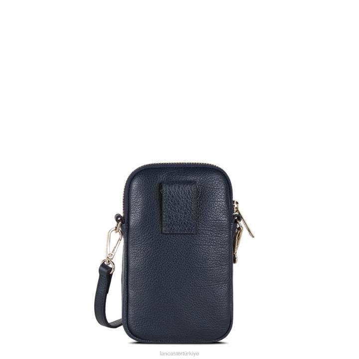 kadınlar akıllı telefon tutucu kumul mavi fonce Lancaster Paris çanta H0LP154