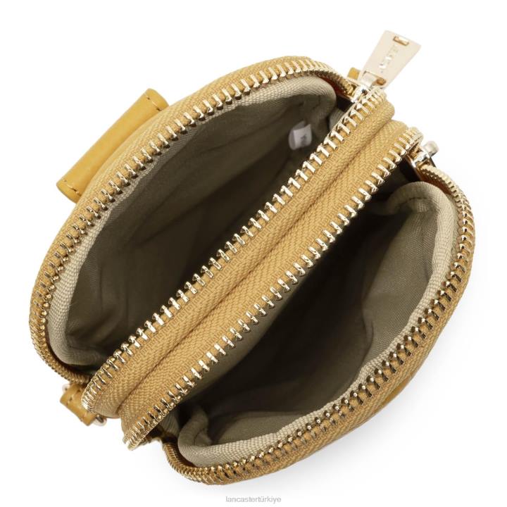 kadınlar akıllı telefon tutucu kumul okre Lancaster Paris çanta H0LP145