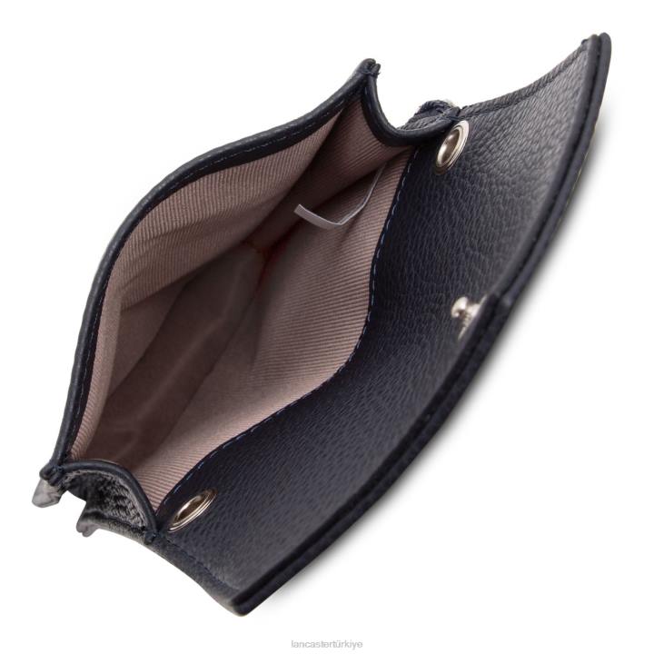 kadınlar akıllı telefon tutucusu foulonne pm mavi fonce Lancaster Paris çanta H0LP1046