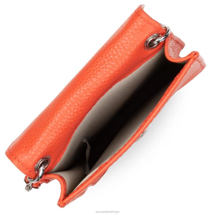 kadınlar akıllı telefon tutucusu foulonne pm turuncu Lancaster Paris çanta H0LP1047
