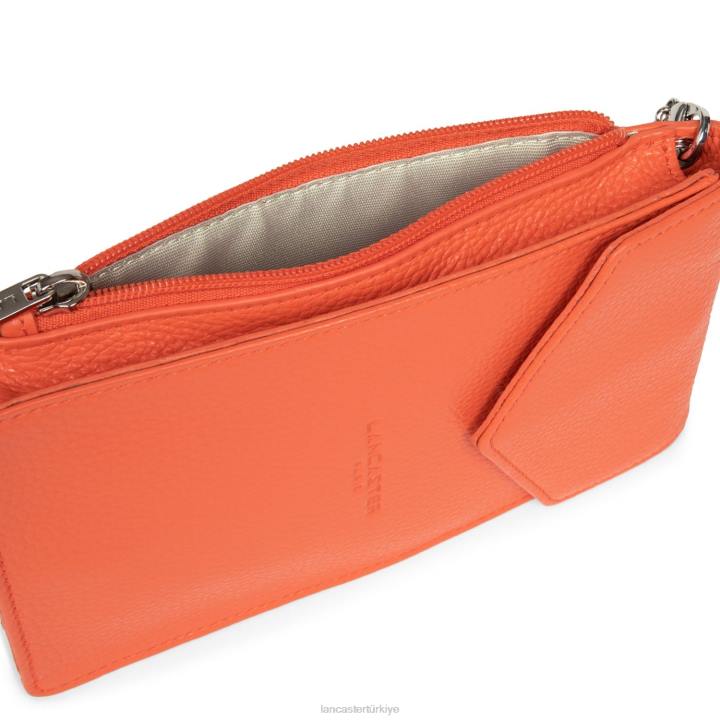 kadınlar akıllı telefon tutucusu foulonne pm turuncu Lancaster Paris çanta H0LP1047