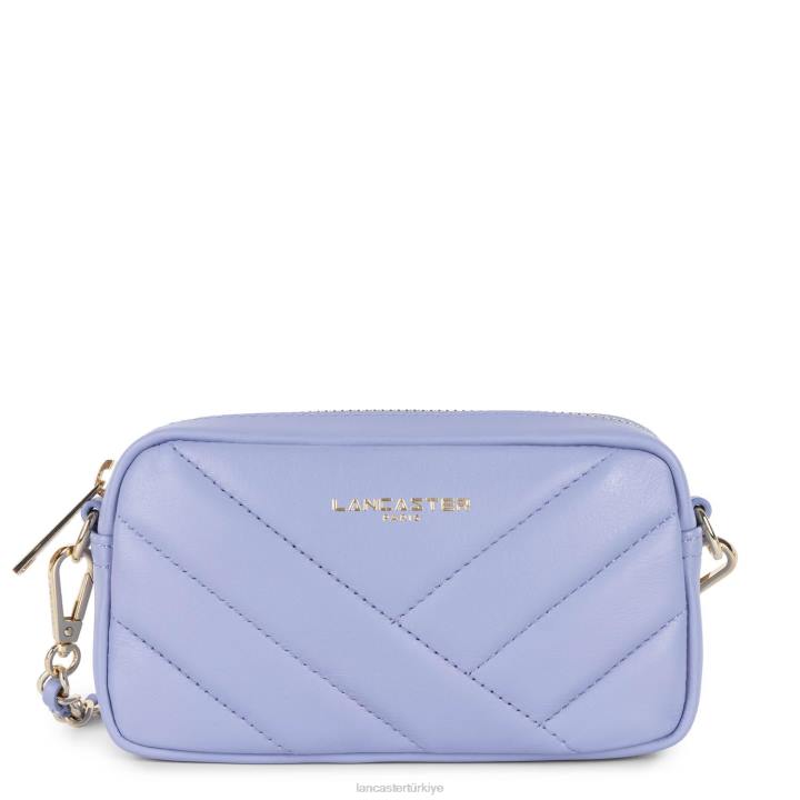 kadınlar mini akıllı telefon tutucusu yumuşak matelasse lavanta Lancaster Paris çanta H0LP1
