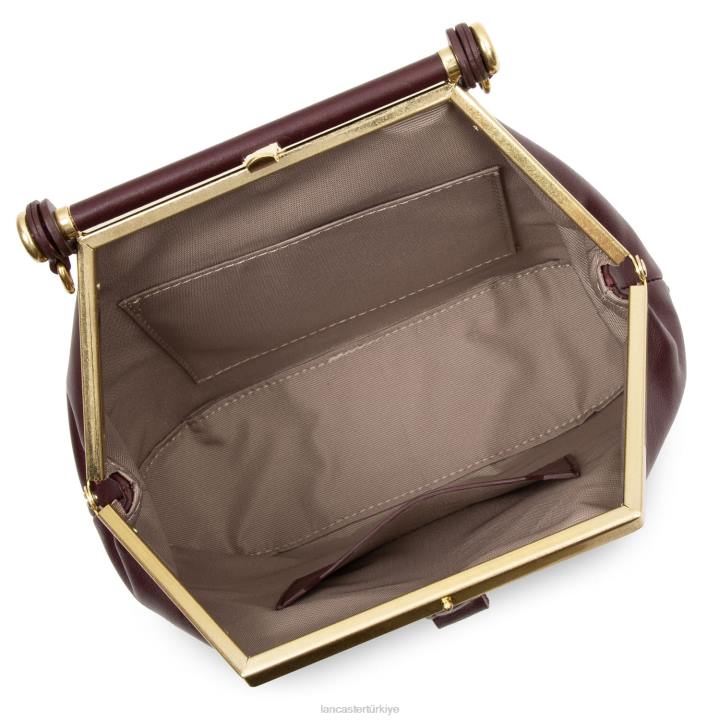 kadınlar mini çanta stüdyo rüyası bordo Lancaster Paris çanta H0LP50