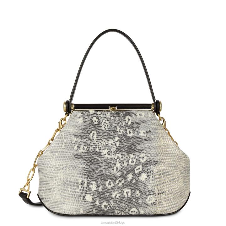 kadınlar mini çanta stüdyo rüyası gris iguana Lancaster Paris çanta H0LP61