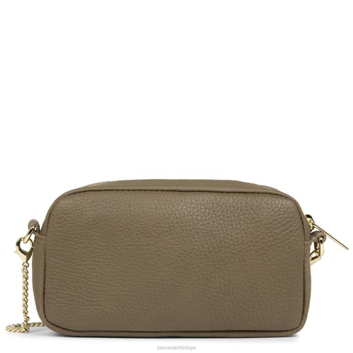 kadınlar mini çapraz çanta stüdyo mimi boz kahverengi Lancaster Paris çanta H0LP22