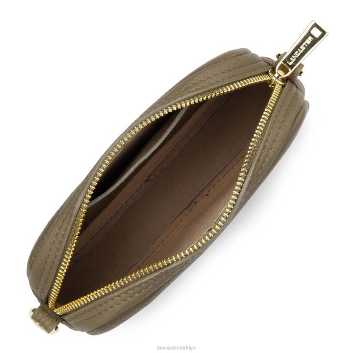 kadınlar mini çapraz çanta stüdyo mimi boz kahverengi Lancaster Paris çanta H0LP22