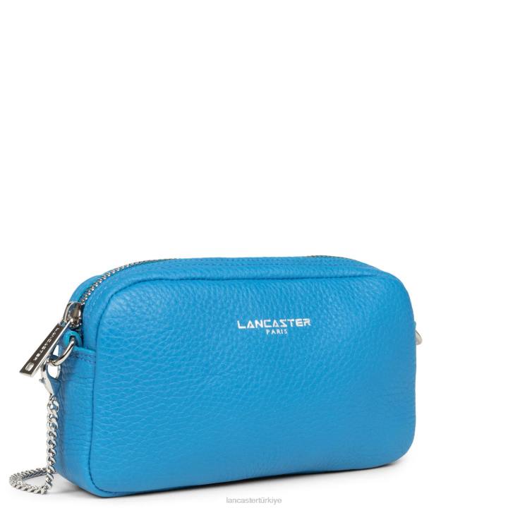 kadınlar mini çapraz çanta stüdyo mimi mavi azur Lancaster Paris çanta H0LP26