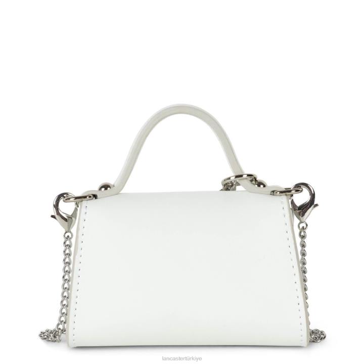 kadınlar mini bozuk para cüzdanı bile tatlı beyaz Lancaster Paris çanta H0LP246