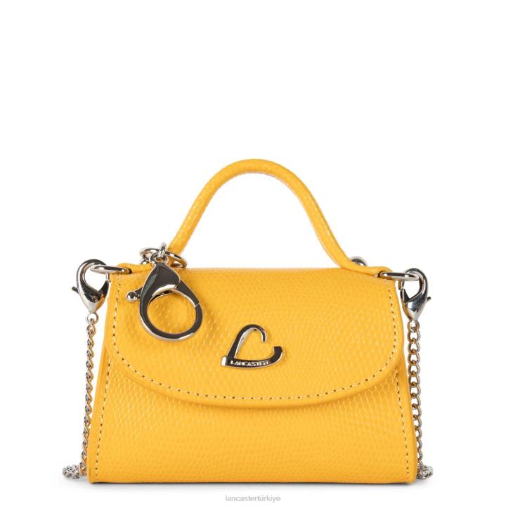 kadınlar mini bozuk para cüzdanı lucertola sarı Lancaster Paris çanta H0LP260