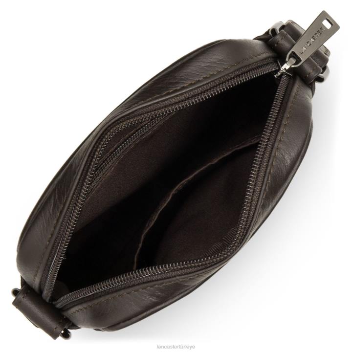 kadınlar mini yumuşak vintage homme kestane rengi Lancaster Paris çanta H0LP289