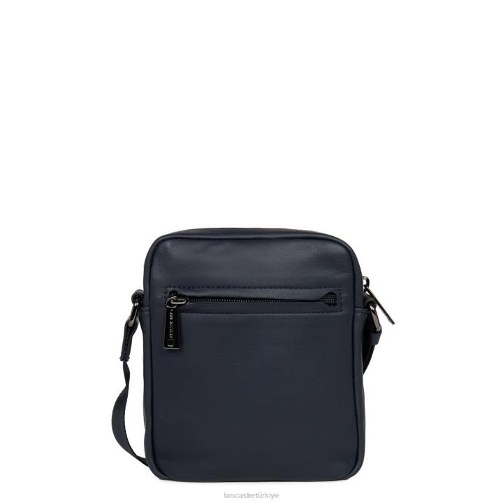 kadınlar mini yumuşak vintage homme mavi fonce Lancaster Paris çanta H0LP293