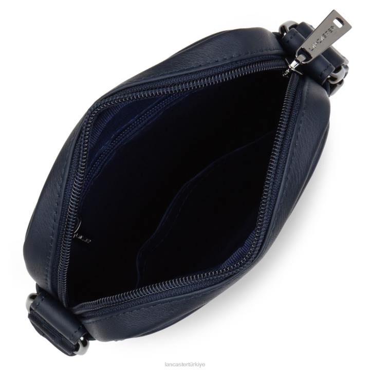 kadınlar mini yumuşak vintage homme mavi fonce Lancaster Paris çanta H0LP293