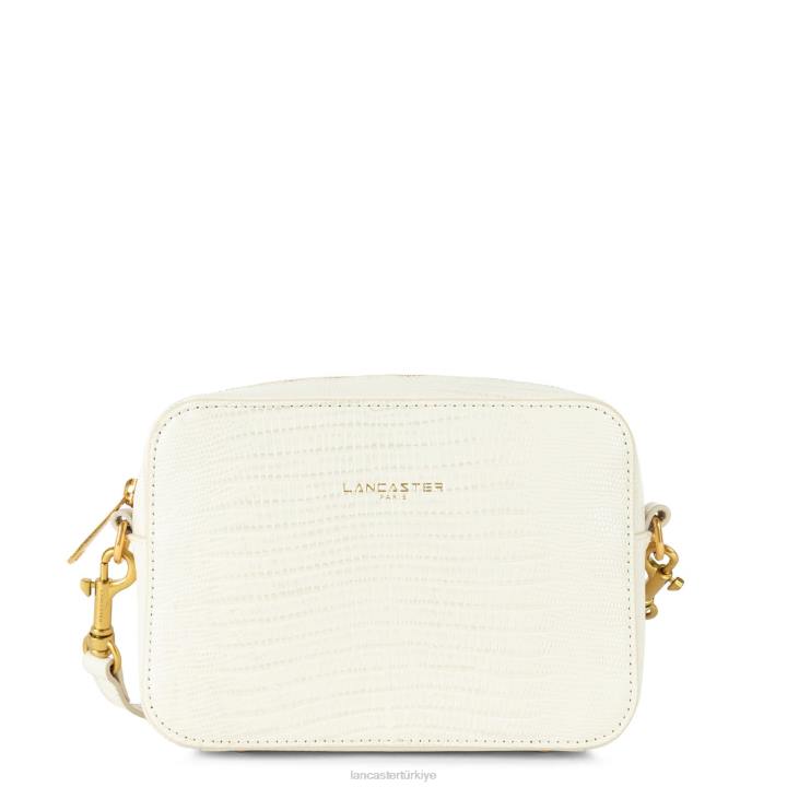 kadınlar muhabir çantası egzotik lezard ve timsah cn ekru-lezard Lancaster Paris çanta H0LP3231