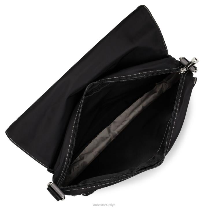 kadınlar askılı çanta temel spor noir-taupe-galet Lancaster Paris çanta H0LP4097