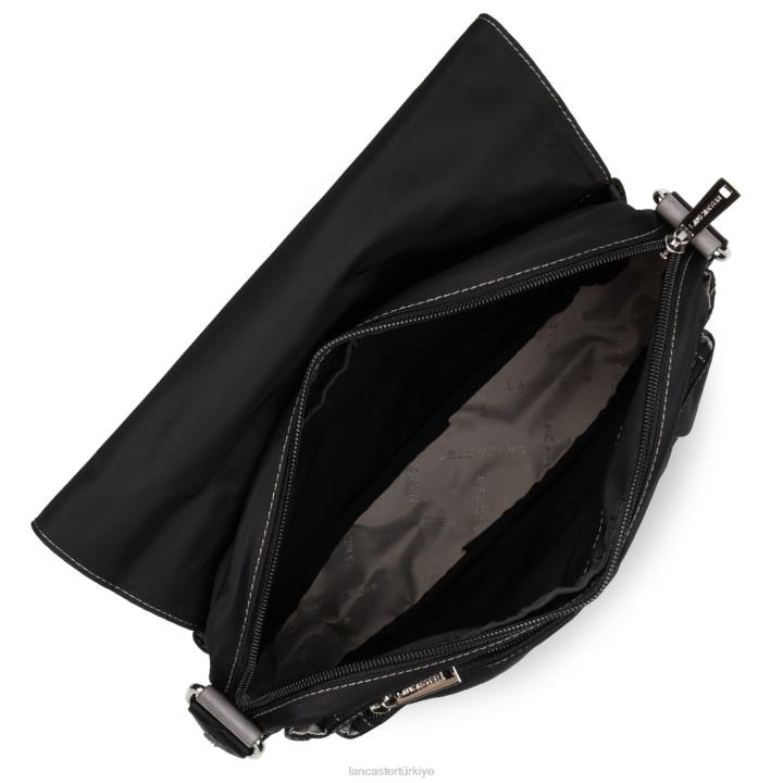 kadınlar askılı çanta temel spor noir-taupe-galet Lancaster Paris çanta H0LP4103