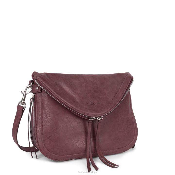kadınlar büyük omuz çantası santa fe lisi bordo Lancaster Paris çanta H0LP4267