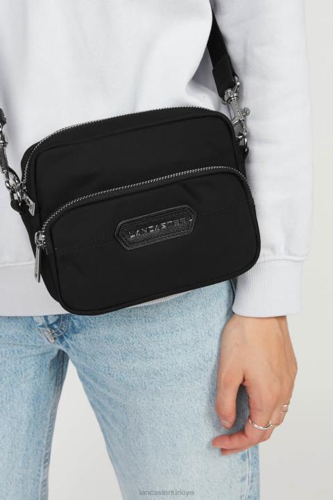 kadınlar küçük muhabir çantası temel premium kara Lancaster Paris çanta H0LP4060