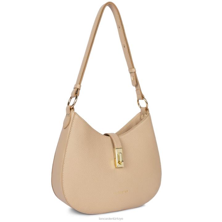 kadınlar m omuz çantası foulonne milano bej fonce Lancaster Paris çanta H0LP3780
