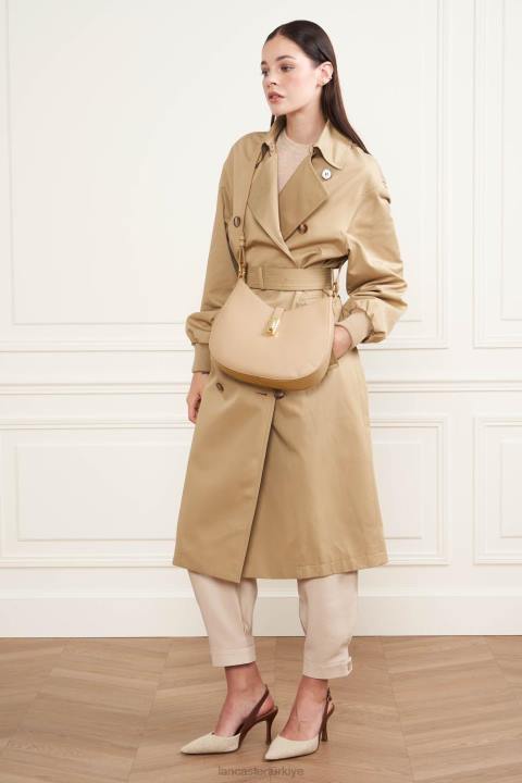 kadınlar m omuz çantası foulonne milano bej fonce Lancaster Paris çanta H0LP3780