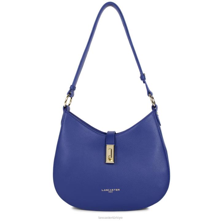 kadınlar m omuz çantası foulonne milano bleu elektrik Lancaster Paris çanta H0LP3759
