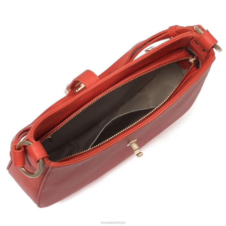 kadınlar m omuz çantası foulonne milano turuncu Lancaster Paris çanta H0LP3764