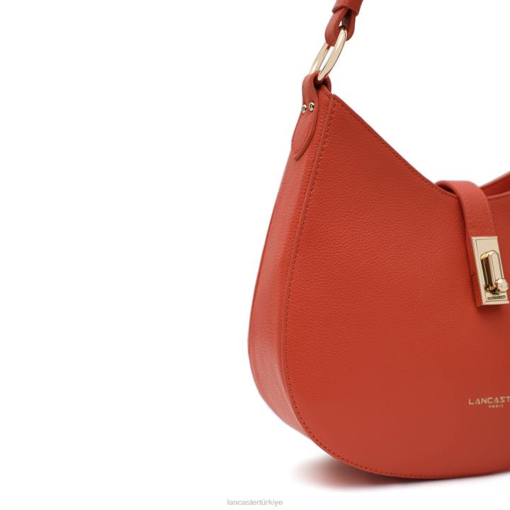 kadınlar m omuz çantası foulonne milano turuncu Lancaster Paris çanta H0LP3764