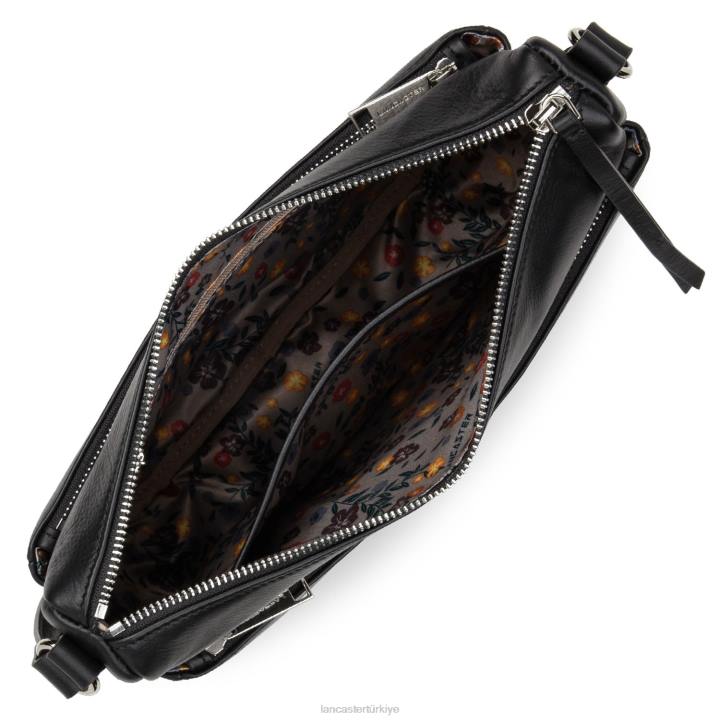 kadınlar m omuz çantası yumuşak melodi kara leopar Lancaster Paris çanta H0LP4022