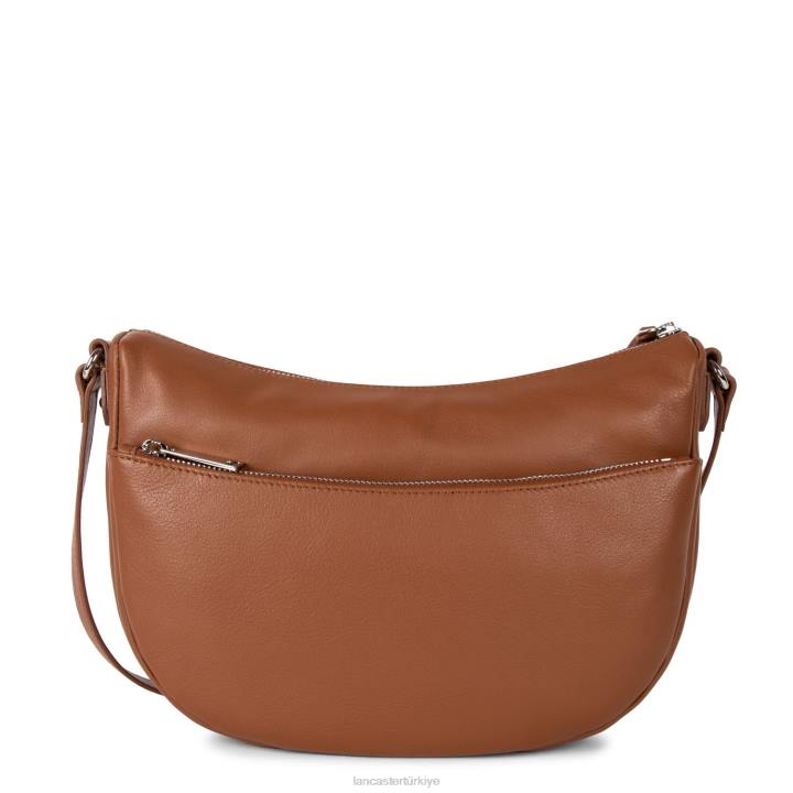 kadınlar m omuz çantası yumuşak melodi konyak-leopar Lancaster Paris çanta H0LP4023