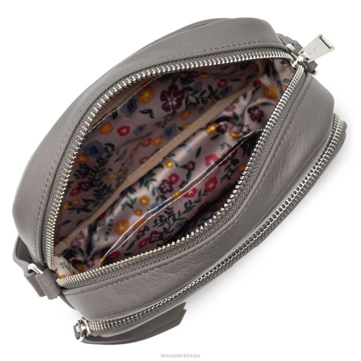 kadınlar muhabir çantası yumuşak melodi Gris Lancaster Paris çanta H0LP4015