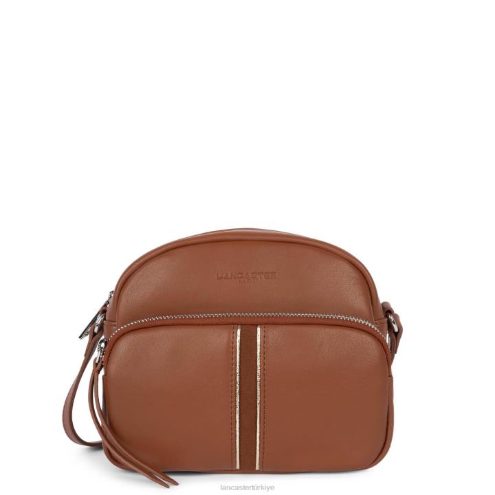 kadınlar muhabir çantası yumuşak melodi konyak Lancaster Paris çanta H0LP4014