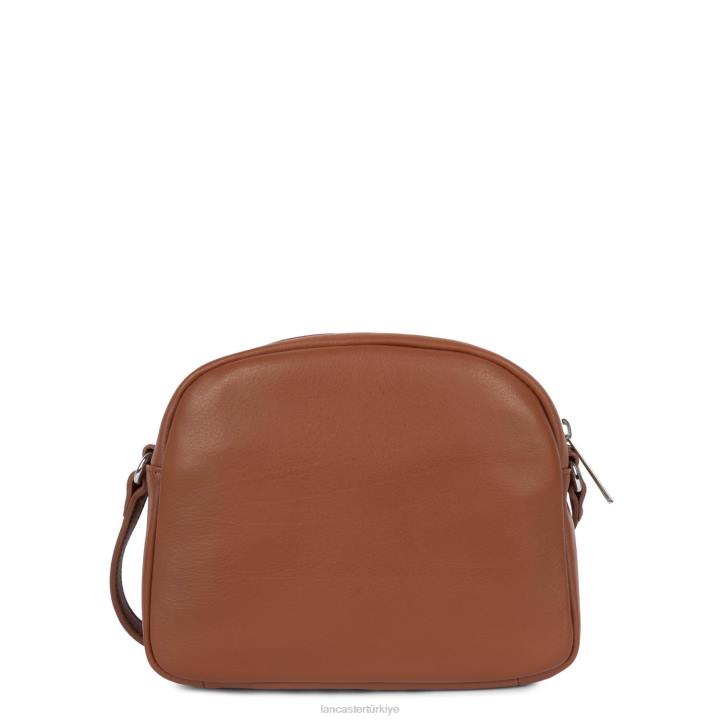 kadınlar muhabir çantası yumuşak melodi konyak Lancaster Paris çanta H0LP4014