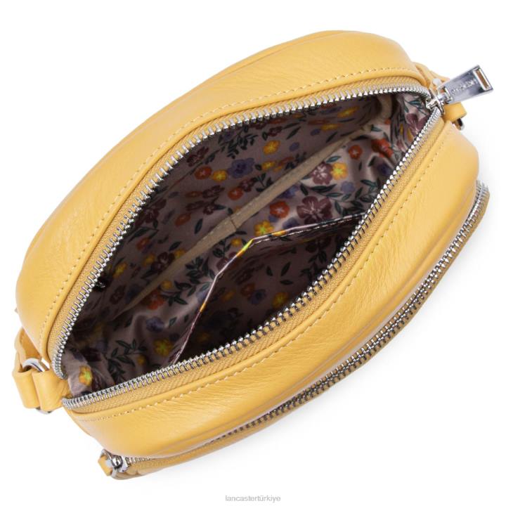 kadınlar muhabir çantası yumuşak melodi okre Lancaster Paris çanta H0LP4016