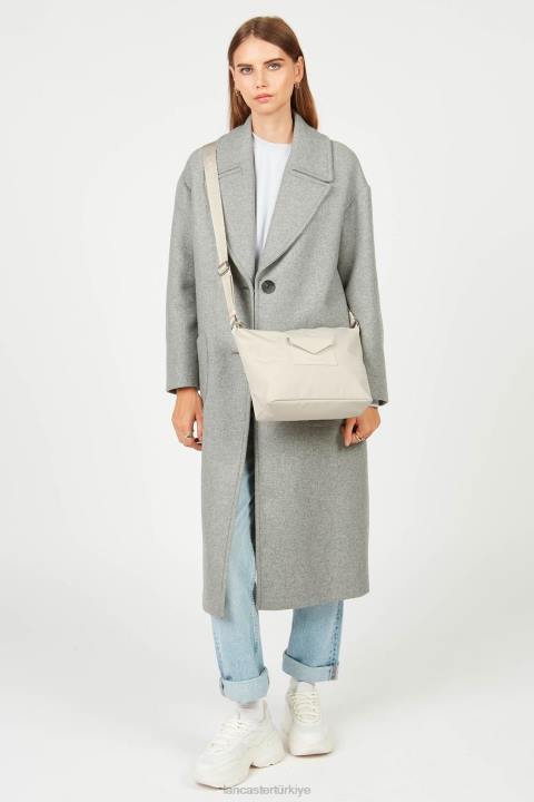 kadınlar omuz çantası akıllı kba ekru Lancaster Paris çanta H0LP3963