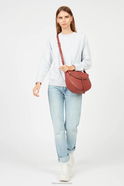 kadınlar omuz çantası dune yeni kırmızı ruj Lancaster Paris çanta H0LP3883