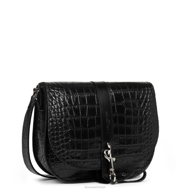 kadınlar omuz çantası egzotik croco fr kara Lancaster Paris çanta H0LP4416