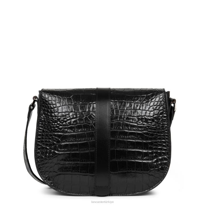 kadınlar omuz çantası egzotik croco fr kara Lancaster Paris çanta H0LP4416