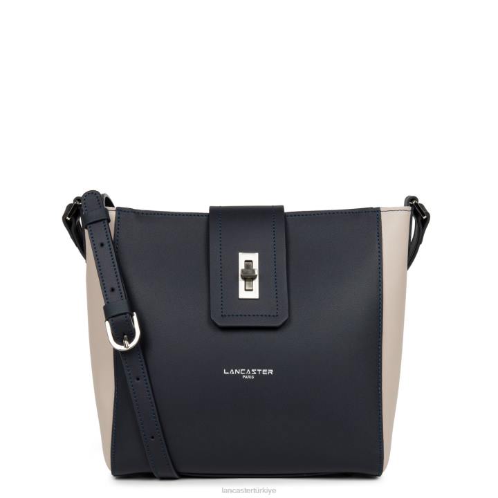 kadınlar omuz çantası şehir mae bleu fonce-galet gülü Lancaster Paris çanta H0LP4302