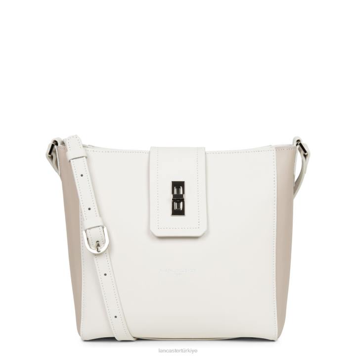 kadınlar omuz çantası şehir mae ekru-galet gül Lancaster Paris çanta H0LP4303