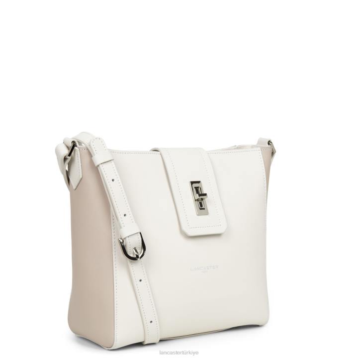 kadınlar omuz çantası şehir mae ekru-galet gül Lancaster Paris çanta H0LP4303