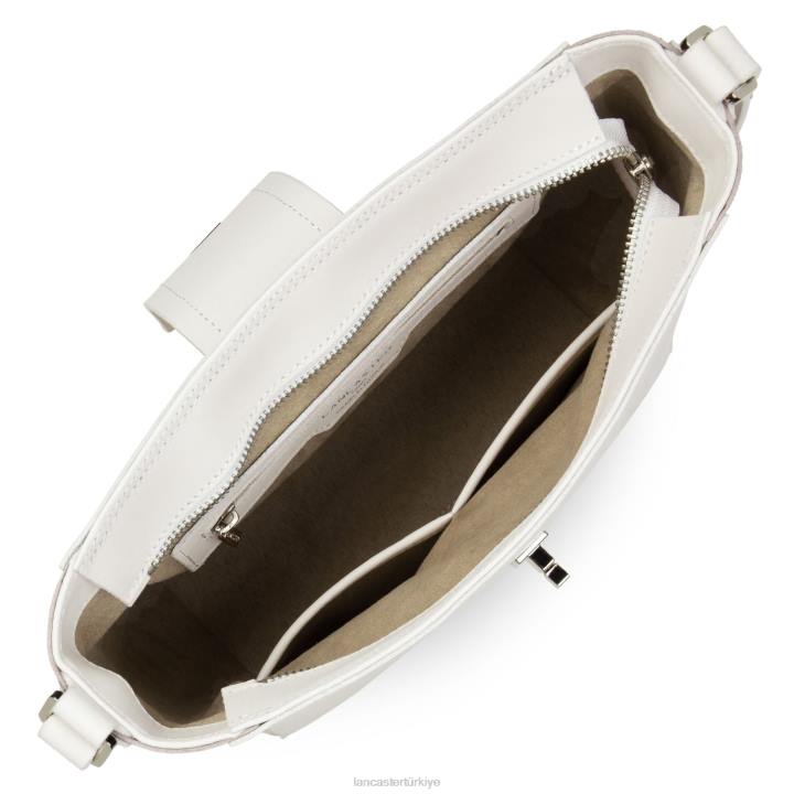 kadınlar omuz çantası şehir mae ekru-galet gül Lancaster Paris çanta H0LP4303