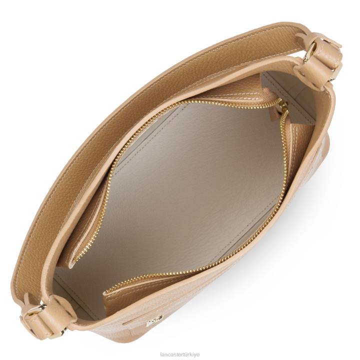 kadınlar omuz çantası foulonne çift doğal-bej Lancaster Paris çanta H0LP4348