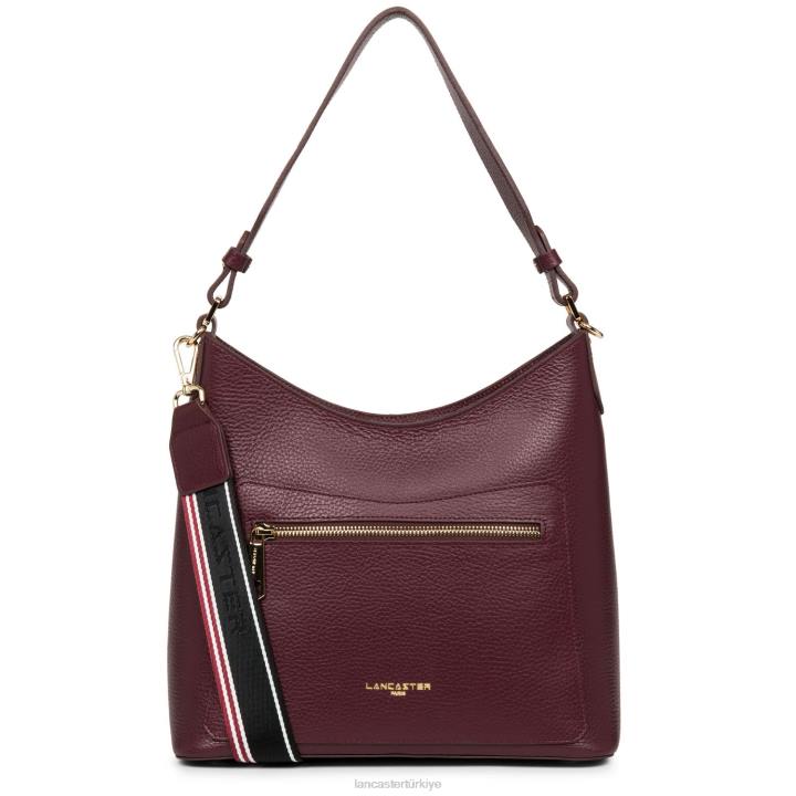 kadınlar omuz çantası foulonne çift fuxia'ya dökme öncesi Lancaster Paris çanta H0LP4350