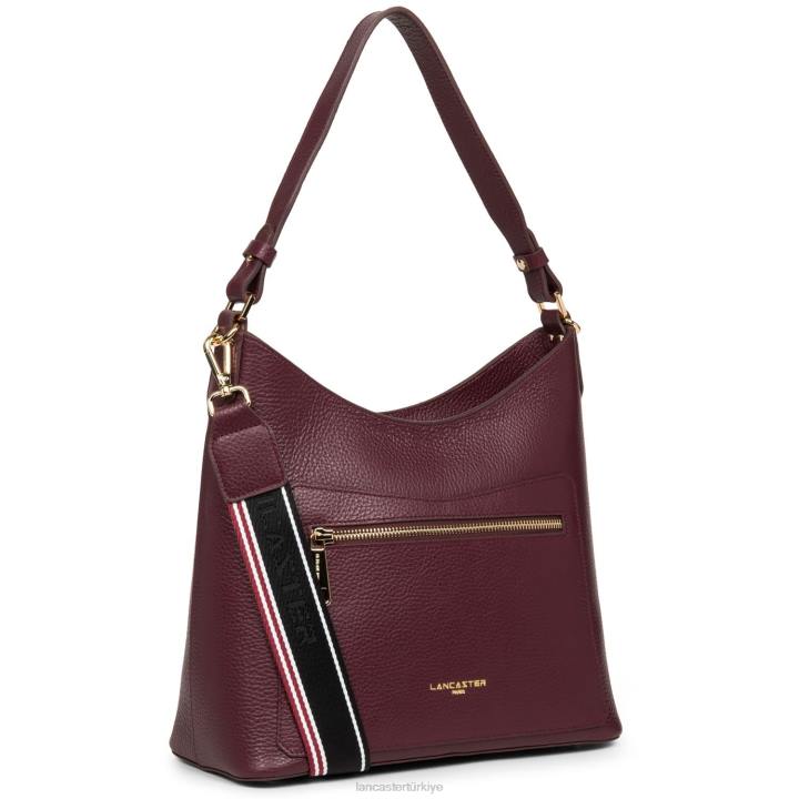 kadınlar omuz çantası foulonne çift fuxia'ya dökme öncesi Lancaster Paris çanta H0LP4350